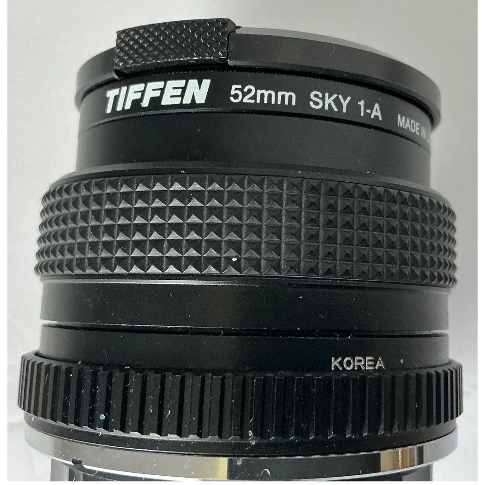 Chinar Vintage 28mm f2.8 MC Wide Angle Lens Pentax PK Mount with‎ Tiffen Filter